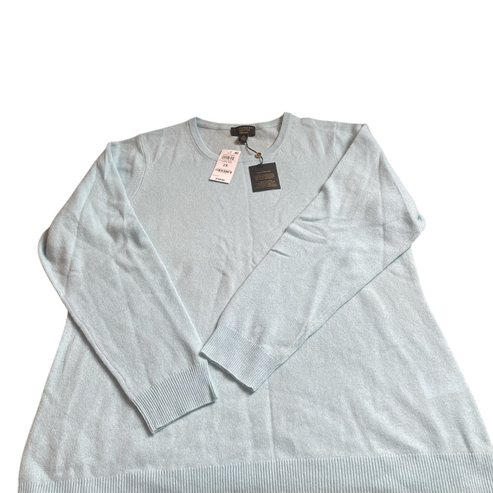 Charter Club Women's Light Blue Sweater